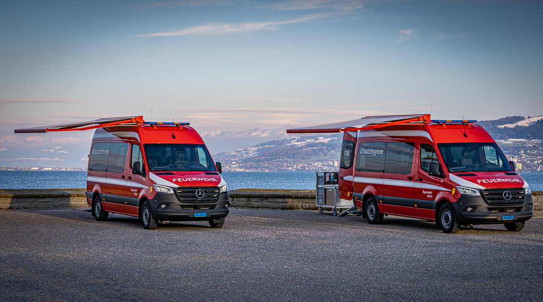 Neue Mannschaftstransporter Feuerwehr Arbon